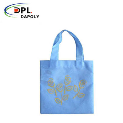 Shopping bags with customized logo degradable non woven fabric carrying bag