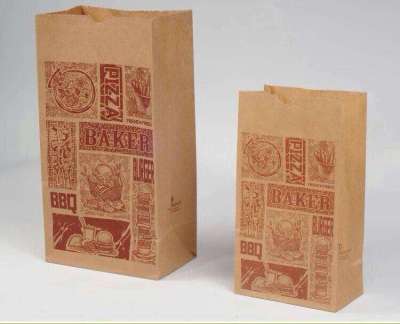 Food Delivery Cheap Promotional Kraft brown paper bag new design paper bag shopping bags