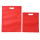 Customized D-cut shopping bags eco friendly shopping bags non woven bags for sales