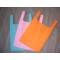 Colorful Ultrasonic Heat Seal Vest type shopping bags non woven bag with handle