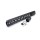NSR 15 Inch Length Free Floating Black KeyMod AR15 slim Handguard With Rail Mount Steel Barrel Nut