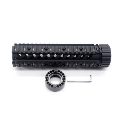 New Style M4 / AR-15 9'' Length Quad Rail Handguard Free Float Rail Mount Sytsem