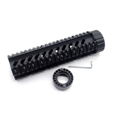 New Style M4 / AR-15 9'' Length Quad Rail Handguard Free Float Rail Mount Sytsem