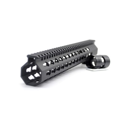New Clamp On Black Tactical 13.5 inches Keymod handguard for AR15 M4 M16 with Steel Barrel Nut