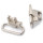 2-pack Silver 1.25 Inch Quick Detachable Heavy Duty Sling Swivel Quick Release gun Swivels for gun