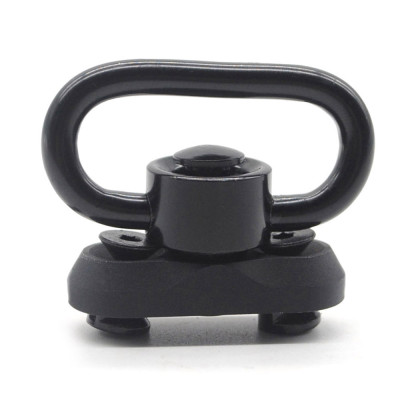 QD Sling Swivel Adapter Mount kit with Push Button and Keymod Hole For Ultralight Handguard Rail