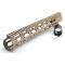 Trirock Clamp On TAN / Flat Dark Earth Tactical 15 inches M-LOK handguard for AR15 M4 M16 with Steel Barrel Nut fits .223/5.56 rifles