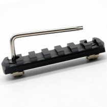 Black Color Aluminum 7 slots M-lok picatinny Rail Section in 3.04