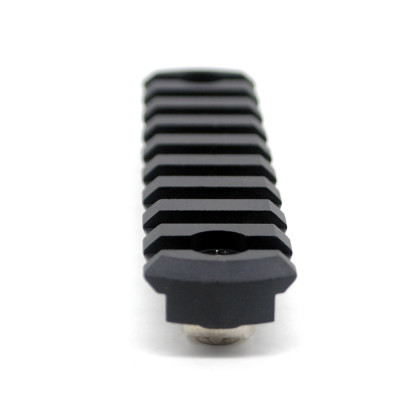 Black Color Aluminum 9 slots M-lok picatinny Rail Section in 3.83