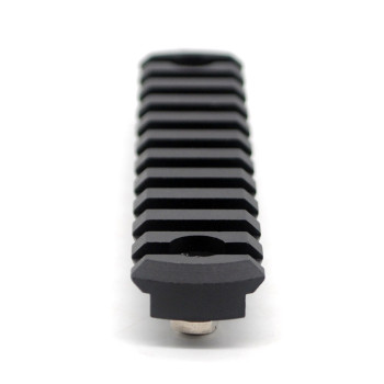 Black Color Aluminum 11 slots M-lok picatinny Rail Section in 4.61” length fits AR15 AR-15 M-LOK handguard
