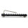 Black Color Aluminum 11 slots M-lok picatinny Rail Section in 4.61” length fits AR15 AR-15 M-LOK handguard