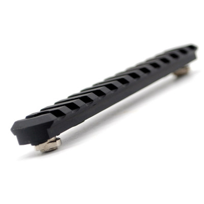 Black Color Aluminum 13 slots M-lok picatinny Rail Section in 5.40” length fits AR15 AR-15 M-LOK handguard