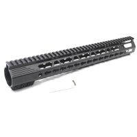 New Clamp Style Low profile Black 15 inches .308/7.62 LR_308 DPMS Keymod Rail Mount System Ultra slim Free Float Handguard