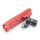 New NSR 7 Inch Length Red Free Floating KeyMod AR15 Handguard With Rail Mount Steel Barrel Nut