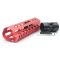 Trirock New NSR 7 Inch Length Red Free Floating KeyMod AR15 Handguard With Rail Mount Steel Barrel Nut
