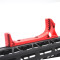TRIROCK Red Aluminum LINK Curved Angled Foregrip Front Grip hand stop Fits M-LOK MLOKHandguard