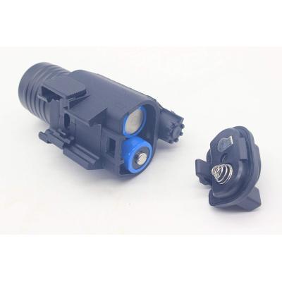 Trirock LED red laser Flashlight Torch Light Combo with Pressure Switch & 20mm Picatinny Rail