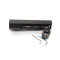 Trirock Clamp On Black Tactical 7 inches M-LOK handguard for AR15 M4 M16 with Steel Barrel Nut fits .223/5.56 rifles