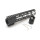 Clamp On Black Tactical 7 inches M-LOK handguard for AR15 M4 M16 with Steel Barrel Nut fits .223/5.56 rifles