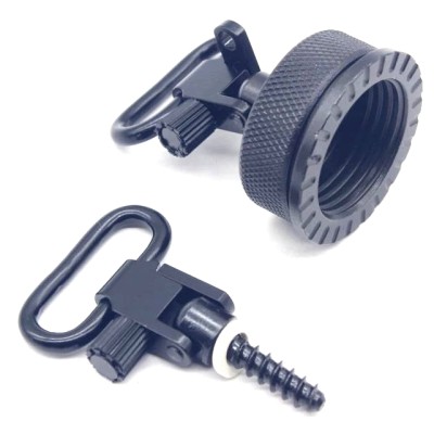 TRIROCK 1.0'' Rifle Sling Swivels Remington 1100 Sling Mounting Kit - 12 Gauge gun Magazine Cap Swivels S-8022