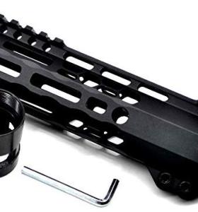 New Clamp style 7 inches black M-LOK free float AR15 M16 M4 rifle handguard with a curve slant cut nose fit .223/5.56 rifles