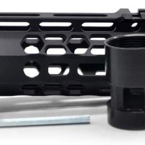 New Clamp style 7 inches black M-LOK free float AR15 M16 M4 rifle handguard with a curve slant cut nose fit .223/5.56 rifles