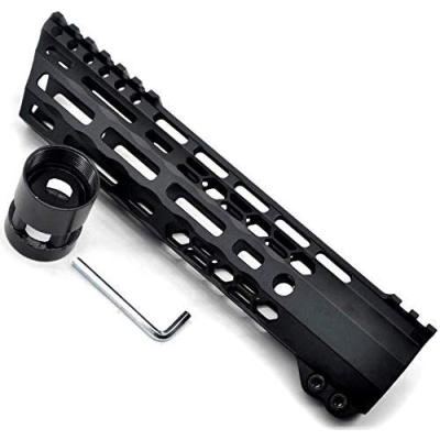 New Clamp style 9 inches black M-LOK free float AR15 M16 M4 rifle handguard with a curve slant cut nose fit .223/5.56 rifles