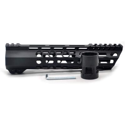 Trirock New Clamp style 9 inches black M-LOK free float AR15 M16 M4 rifle handguard with a curve slant cut nose fit .223/5.56 rifles