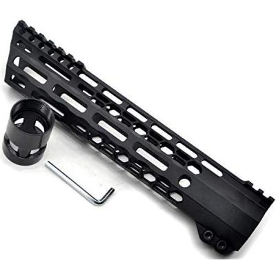 New Clamp style 10 inches black M-LOK free float AR15 M16 M4 rifle handguard with a curve slant cut nose fit .223/5.56 rifles