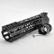 Trirock New Clamp style 10 inches black M-LOK free float AR15 M16 M4 rifle handguard with a curve slant cut nose fit .223/5.56 rifles