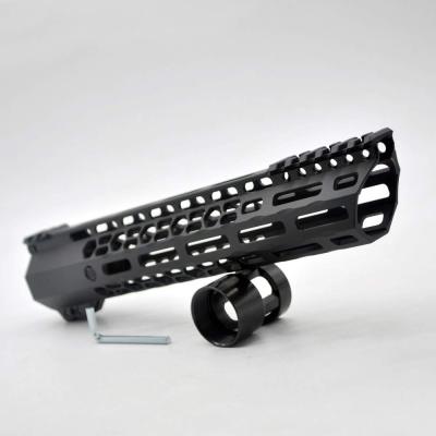 Trirock New Clamp style 11 inches black M-LOK free float AR15 M16 M4 rifle handguard with a curve slant cut nose fit .223/5.56 rifles