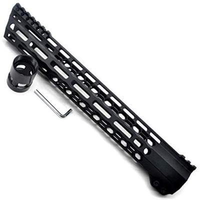 New Clamp style 13.5 inches black M-LOK free float AR15 M16 M4 rifle handguard with a curve slant cut nose fit .223/5.56 rifles