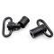 TRIROCK 2-Pack 1.0'' Push Button Quick Release Detachable Sling Swivel with bottom cover