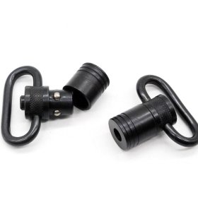 TRIROCK 2-Pack 1.0'' Push Button Quick Release Detachable Sling Swivel with bottom cover