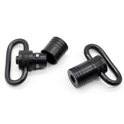 TRIROCK 2-Pack 1.0'' Push Button Quick Release Detachable Sling Swivel Mount Tactical Sling QD Loop Adapter