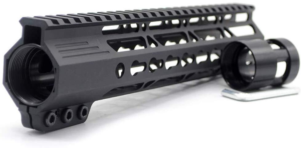 Trirock New Clamp On Black Tactical 10 inches Keymod handguard for AR15 ...