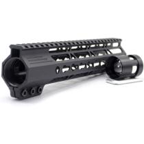 Trirock New Clamp On Black Tactical 10 inches Keymod handguard for AR15 M4 M16 with Steel Barrel Nut fits .223/5.56 rifles