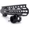 Trirock New Clamp On Black Tactical 10 inches Keymod handguard for AR15 M4 M16 with Steel Barrel Nut fits .223/5.56 rifles