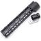 Trirock New Clamp On Black Tactical 11 inches Keymod handguard for AR15 M4 M16 with Steel Barrel Nut fits .223/5.56 rifles