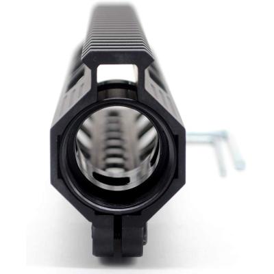 Trirock New Clamp On Black Tactical 9 inches Keymod handguard for AR15 M4 M16 with Steel Barrel Nut fits .223/5.56 rifles