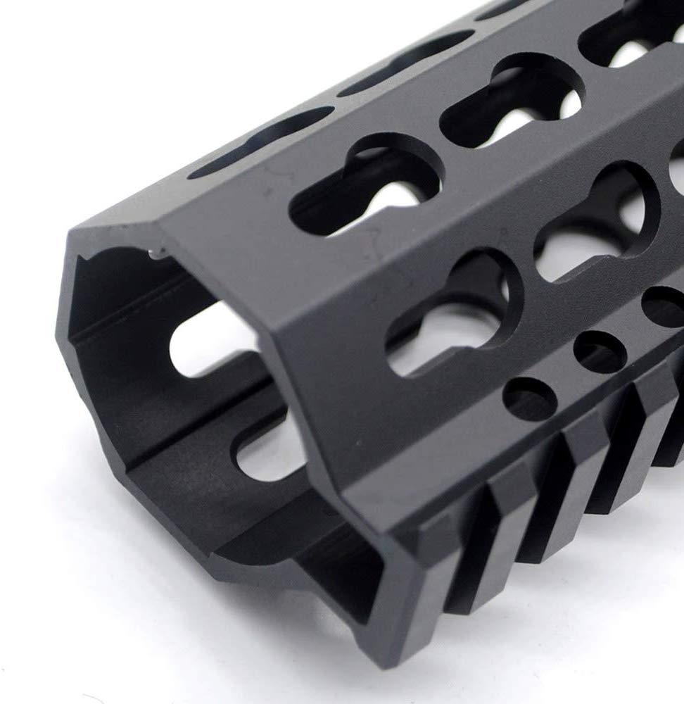 Trirock New Clamp On Black Tactical 15 inches Keymod handguard for AR15 ...