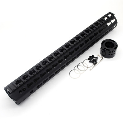 Trirock Top grade15 inch M46 large diameter free float keymod AR15 AR-15 handguards fits .223/5.56 rifles