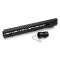 Trirock Clamp On Black Tactical 13.5 inches M-LOK handguard for AR15 M4 M16 with Steel Barrel Nut fits .223/5.56 rifles