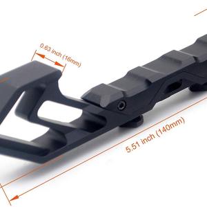 Trirock Hand Stop Aluminum Anodized for both Keymod and M-lok Handguard System