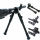 TRIROCK 8"-10" Clamps on Barrel folding Bipod Spring Return Rest adjustable shooting stand with tube clip