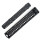TRIROCK Two-pieces design 12.7 inch Drop-in Black Quad Rail handguard for MK18 Rifle interface system For Fitting .223 cal.