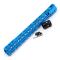 Trirock NSR style Blue 15 inch M-LOK free float AR15 handguard mlok bevel edge fits .223/5.56 rifles with steel barrel nut