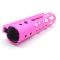 Trirock New NSR 7 Inch Length Pink Free Floating KeyMod AR15 Handguard With Rail Mount Steel Barrel Nut