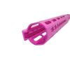 Trirock New NSR 15 Inch Length Pink Free Floating KeyMod AR15 Handguard With Rail Mount Steel Barrel Nut