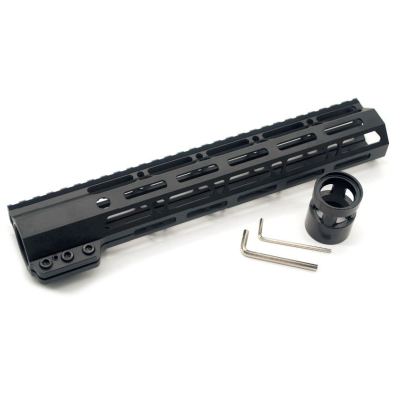 Clamp On Black Tactical 11 inch M-LOK handguard for AR15 M4 M16 with Steel Barrel Nut fits .223/5.56 rifles